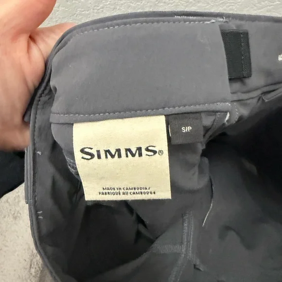 Simms Mens Guide Fishing Pants Slate Short New With Tags Gorpcore Outdoor - Picture 8 of 10